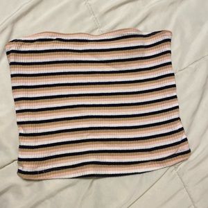 striped tube top